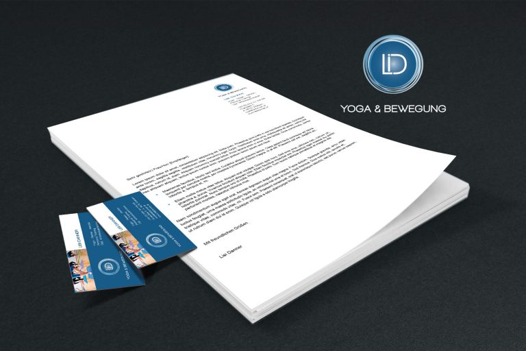 Corporate Identity Lisi Danner, Yoga und Bewegung - Grafisches Buero