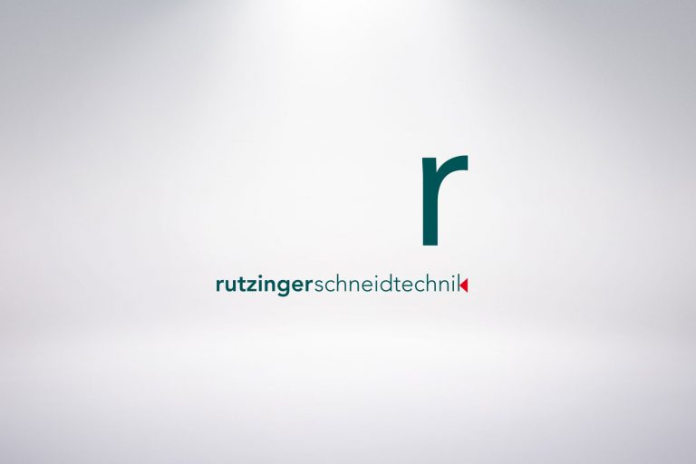 Logo Rutzinger Schneidtechnik - Grafisches Buero