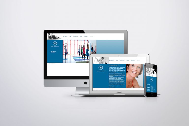 Webdesign Lisi Danner, Yoga und Bewegung - Grafisches Buero